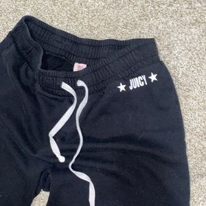 Juicy couture sweatpants place with juicy on front